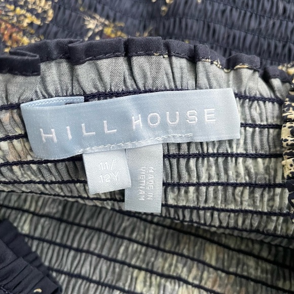 Hill House Girls The Tiny Ellie Nap Dress in Navy Equestrian Toile Size 11/12Y - Picture 6 of 7